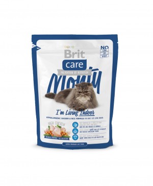 Karma sucha Brit Care Cat Monty I’m Living Indoor 400 g