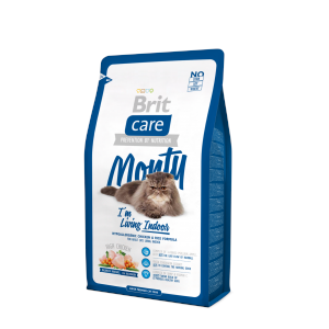 Karma sucha Brit Care Cat Monty I’m Living Indoor 7 kg